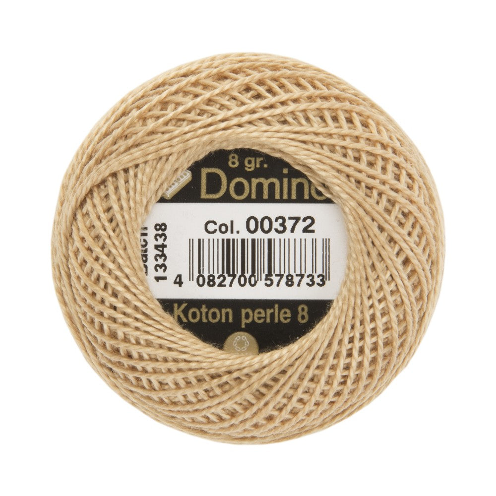 Domino Koton Perle 8gr Kahverengi No:8 Nakış İpliği - 00372